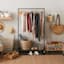 2-Tier Natural Wooden Shoe Rack