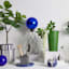 Providence Indoor Blue & White Striped Ceramic Planter, Medium