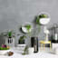 Laila Ali Black & White Metal Round Planter Stand, Small
