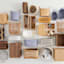 Found & Fable Kai Single Tank Triple X Twist Storage Basket