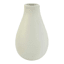Providence White Ceramic Vase, 9"