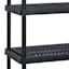 4-Tier Shelving Unit, Black