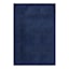 (C194) Kodiak Navy Blue Shag Area Rug, 6x9