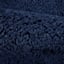 (C194) Kodiak Navy Blue Shag Area Rug, 6x9