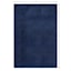 (C194) Kodiak Navy Blue Shag Area Rug, 6x9