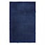(C194) Kodiak Navy Blue Shag Accent Rug, 3x5