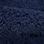 (C194) Kodiak Navy Blue Shag Accent Rug, 3x5