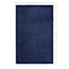 (C194) Kodiak Navy Blue Shag Accent Rug, 3x5