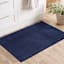 (C194) Kodiak Navy Blue Shag Accent Rug, 3x5