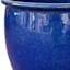 Havana Blue Ceramic Outdoor Planter, Large