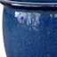Havana Blue Ceramic Outdoor Planter, Small