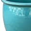 Havana Green Ceramic Outdoor Planter, Medium