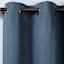 Honeybloom Cameron Navy Herringbone Blackout Curtain Panel, 84"