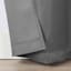 Honeybloom Cameron Platinum Grey Herringbone Blackout Curtain Panel, 84"