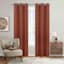 Honeybloom Cameron Spice Herringbone Blackout Curtain Panel, 84"