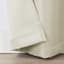 Ivory Herringbone Blackout Curtain Panel, 95"