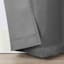 Honeybloom Cameron Platinum Grey Herringbone Blackout Curtain Panel, 95"