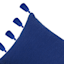 Tracey Boyd Textured Navy Blue Oblong Pillow