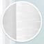 Tiny Dreamers White Striped Sheer Curtain Panel, 84"