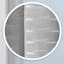 Tiny Dreamers Grey Striped Sheer Curtain Panel, 84"