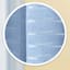 Tiny Dreamers Blue Striped Sheer Curtain Panel, 84"