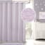 Tiny Dreamers Purple Stars Embossed Shower Curtain, 72"