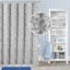Tiny Dreamers Grey Dino Camo Printed Shower Curtain, 72"