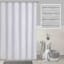 Found & Fable Grey Woven Shower Curtain, 72"