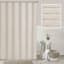 Found & Fable Natural Ticking Stripe Shower Curtain, 72"