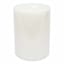 Willow Crossley White Unscented Pillar Candle, 3x4