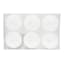 Willow Crossley 6-Pack White Unscented Votive Candles