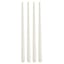 Willow Crossley 6-Pack White Unscented Taper Candles, 15"