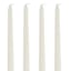 Willow Crossley 6-Pack White Unscented Taper Candles, 15"