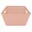 Pink Y-Weave Storage Basket, Large