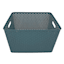 Blue Y-Weave Storage Basket, Medium
