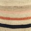 Natural Pouf Stripe 18X18
