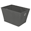 Dark Grey Collapsible Storage Tote, Small