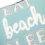 Ty Pennington Eat Sleep Beach Repeat Throw Pillow, 18"
