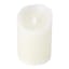 White Wax LED Pillar Candle, 4x6
