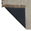 (B685) Tracey Boyd Natural Dunne Fringe Accent Rug, 3x5