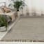 (B685) Tracey Boyd Natural Dunne Fringe Area Rug, 8x10