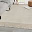 (B693) Found & Fable Kent Ivory Jute Area Rug, 5x7