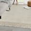 (B693) Found & Fable Kent Ivory Jute Runner, 2x7