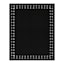 (D517) Found & Fable Black Braided Area Rug, 8x10