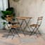 (E336) Honeybloom Anna Vintage Medallion Fringe Outdoor Area Rug, 8x10