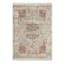 (B718) Honeybloom Joelle Neutral Woven Fringe Area Rug, 5x7