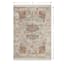 (B718) Honeybloom Joelle Neutral Woven Fringe Area Rug, 5x7