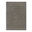 (B722) Honeybloom Kelly Charcoal Grey Flatweave Area Rug, 5x7
