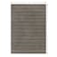 (B722) Honeybloom Kelly Charcoal Grey Flatweave Area Rug, 5x7