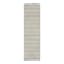 (B723) Crosby St. Lorre Neutral Flatweave Runner, 2x7